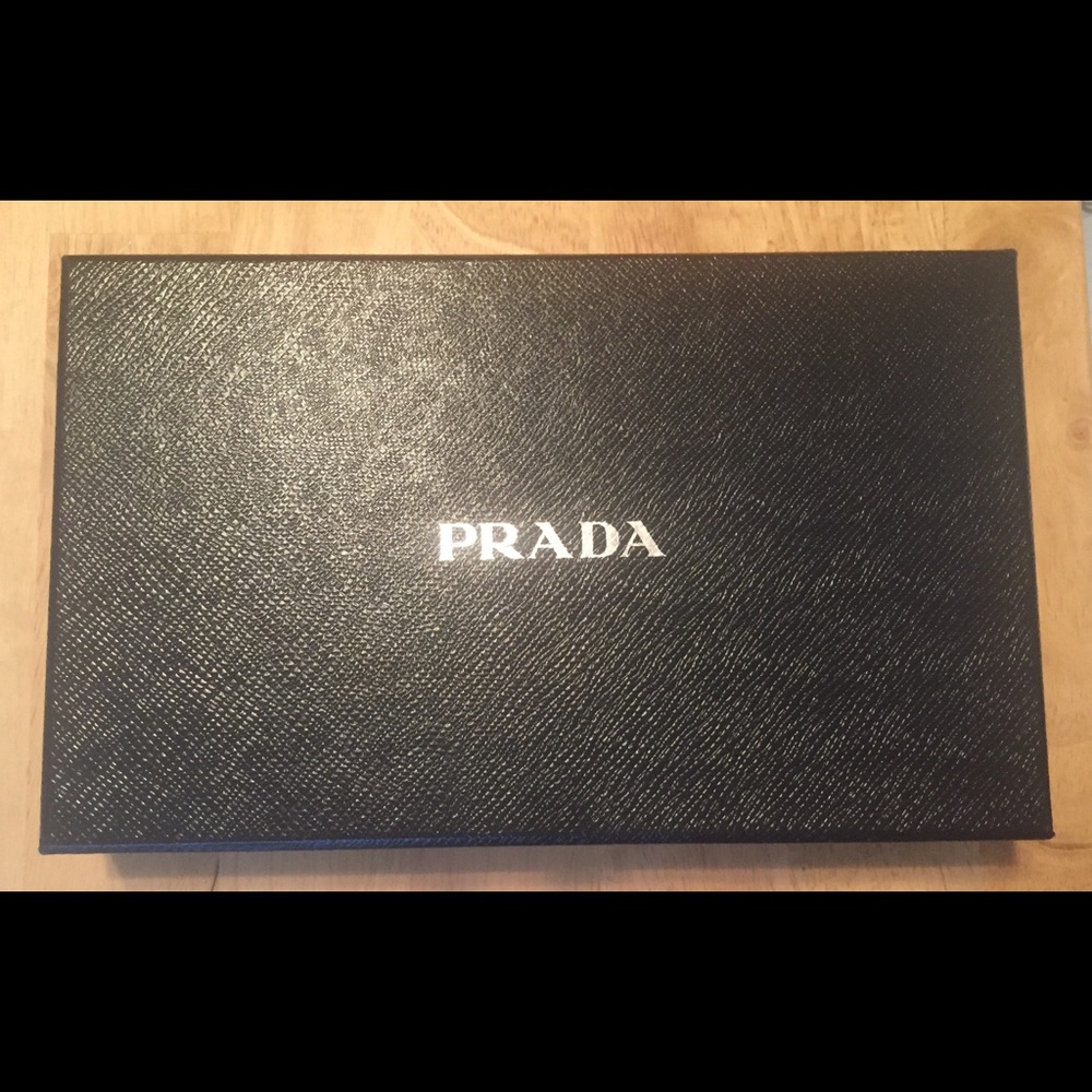 Prada Saffiano Wallet on a Chain